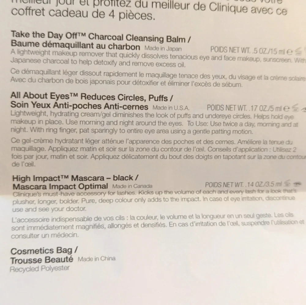 Clinique makeup skincare